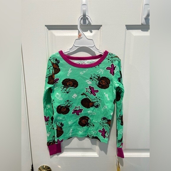 Girls' Karma’s World 4pc Snug Fit Long Sleeve Pajama Set Size 4T - Picture 2 of 10